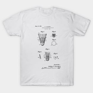 Badminton patent drawing T-Shirt